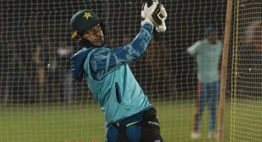Pakistan cricket squad training in Christchurch ahead of the white-ball series