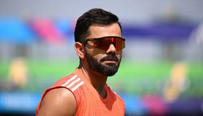 Virat Kohli acknowledges the crowd during his final Test match, marking the end of his red-ball career