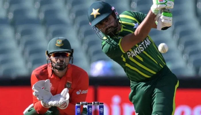 Cricket fans buying tickets at PCB counter for Pakistan-Bangladesh series