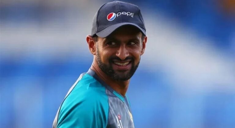 Shoaib Malik announces resignation from his mentorship role in domestic cricket during a press conference